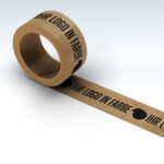Papier Klebeband mit Logo 1-farbig bedruckt 50mm x 50m – Bild 5