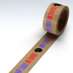 Papier-Klebeband 3-farbig bedruckt 50mm x 50m