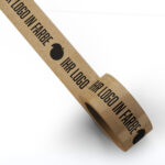 Papier Klebeband mit Logo 1-farbig bedruckt 50mm x 50m – Bild 3