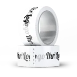 Absperrband mit Ihrem 3-farbigem Logo 75mm x 100m