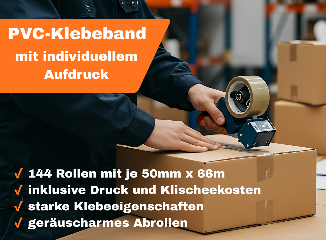 PVC Klebeband mit Logo