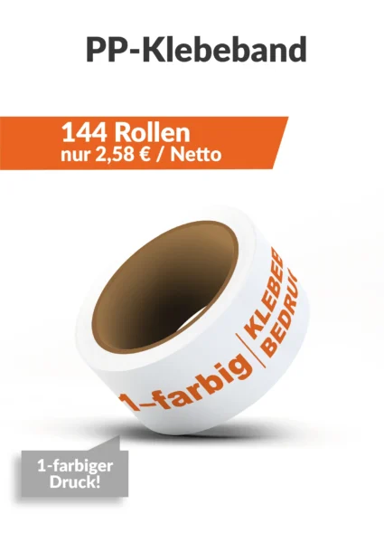Angebot PP Klebeband bedruckt